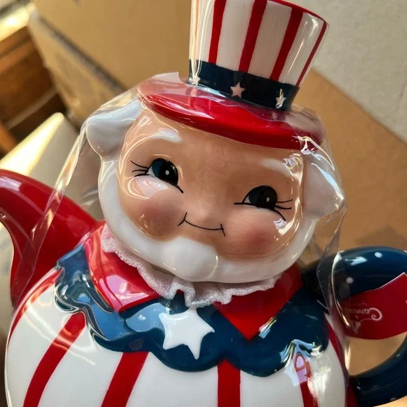 JOHANNA PARKER UNCLE SAM TEAPOT - Picture 3 of 6